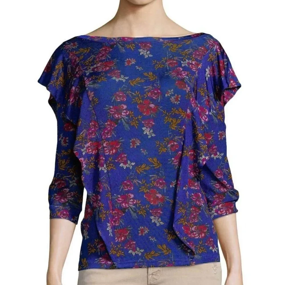 NWT FREE PEOPLE BLUE COMBO DOCK STREET TOP S,M